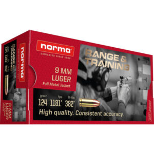 Norma USA 9mm 124-Grain FMJ Ammunition